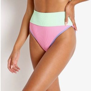 Beach Riot Emmy Bottom in Sherbert Size M